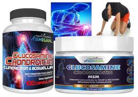 Duoglucosamine100 Glucosamine Chondroitin Organic Vitamins Pill And Body Cream With For Joints Reuma Kit
