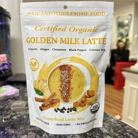 Golden 017360107096 Cherie Sweet Heart Organic Milk/ Latteturmeric Coconut Milk Cinnamon