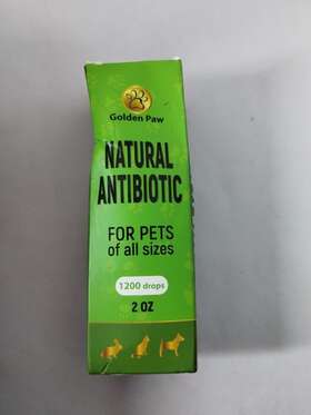 Goldenpaw Iwics-16oz Herbal Pet Supplement For Pets All Size 2 Oz 1200 Drops Exp 11/24 #71