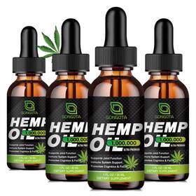 Gongota 759357910356 2-pack High Potency Hemp Oil - 1 000 Maximum Strength Helps Relaxatio