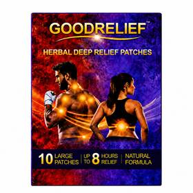 Goodrelief 611834098424 Herbal Pain Relief Patch - Turmeric And Curcumin Natural Formula