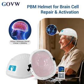 Lh280-a Govw Brain Stimulator 810nm Nir Light Therapy Helmet For Parkinson Alzheimer Stroke