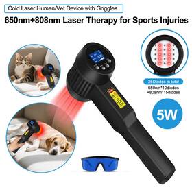 Lrp5000 Govw 5w Cold Laser Nir Light Therapy For Pain Relief Fit Pets Horses Cats Dogs Wounds