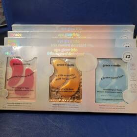 X004cbpqdz Grace And Stella Under Eye Patches 12 Pairs Gift Set Puffy Eyes/ Dark Circles Trio