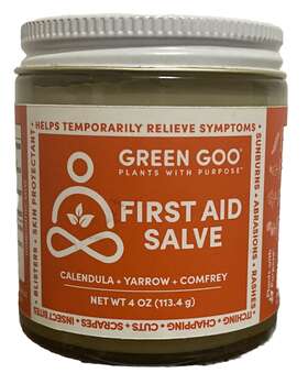 Gp-butty27422 Green Goo Natural Skin Care Salve First Aid Repair Cream 4-ounce Jar
