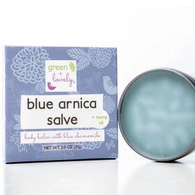 Green Lovely 860006794156 Hemp Seed Oil Blue Organic Arnica Salve Muscle And Body Rub Fast Free Ship Nib