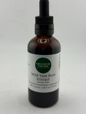 Greenbush 609224261077 Wild Yam Root Extract Tincture 3.98 Oz 4/2026 Alcohol Free