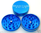 Grind 3.00 Blue Herb 75mm " Aluminum Two Grinder Diamond Piece Light