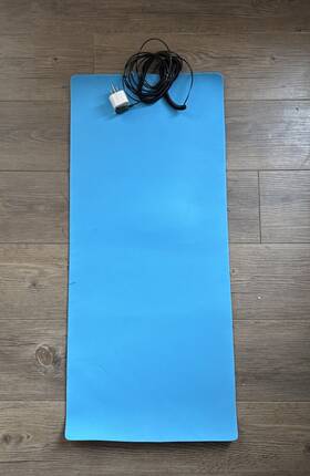 Ground Therapy 858160008011 Earthing Universal Grounding Mat Blue 29x12.5 Inch With Power Adapter