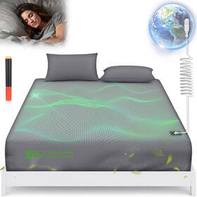 Groundbam 782926892432 Grounding Sheet Genuine 95% Organic Viscose Derived From Bamboo 5% Pure Si