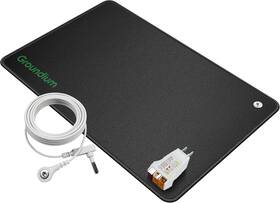 Gm46 Groundium Grounding Mat 16.34 Inch X 25.2 - Conductive Carbon Pu Earthing Pad For Feet Und