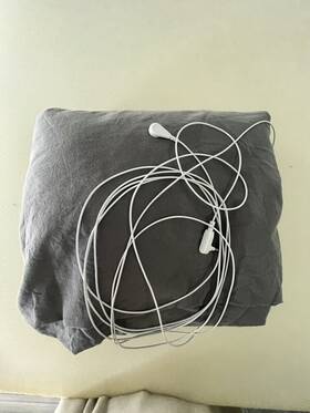 Gs92733 Gsq Earthing Harmony Grounding Sheet Fitted King With Cord Gray