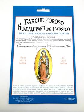 Guadalupano 011169214467 Capsicum Herbal Patch 1 Plaster For Body Comfort Support