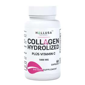 9695251923 Hallusa Natural Hydrolyzed Collagen Plus Vitamin C Skin Nails Hair Bones Cartilage