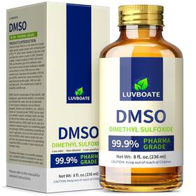 Hangzhou Yuzhou Technology Co. Ltd. 445047616655 Dmso 99.9% Pharma Grade Pure Liquid Dimethyl Sulfoxide 8 Fl.oz In Glass Bottle