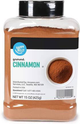 Happy Belly 842379155598 Amazon Brand - Cinnamon Ground 15 Ounce Pack Of 1
