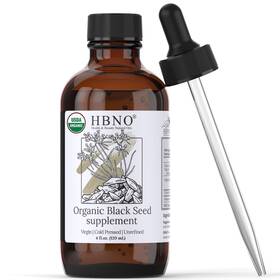 Hbno 357237323014 Black Seed Oil - 100% Pure Organic Cold Pressed Unrefined Cumin Nigella Sativa