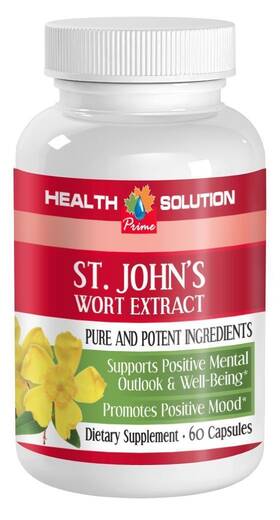 Health Solution 601133638964 St. Johns Extract - Promotes Positive Mood 1 Bottle