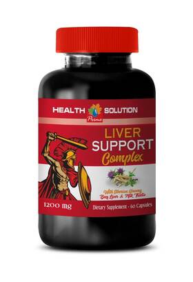 Health Solution 609779997643 Liver Supplement - Support Complex 1200mg Antioxidant 1 Bottle