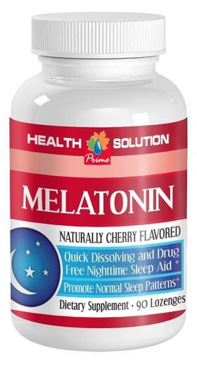 Health Solution 707089651443 Melatonin Natural Hormone Normal Sleep Pattern 1 Bottle