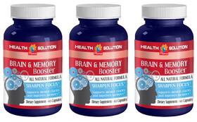 Health Solution 707089657896 Brain And Memory Booster Supplement Supports Maintains 3 Bot