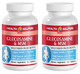 Health Solution 739862241121 New Unique Supplement - Glucosamine And Msm 2 Bottles