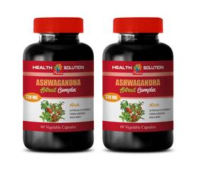 Health Solution Usa 609779839431 Natural Anti Inflammatory - Ashwagandha Extract 770mg Combat Anxiety 2b