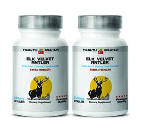 Health Solution Usa 711436643340 Amazing Results - Elk Velvet Antler Increase Muscular Development 2 B 120 C