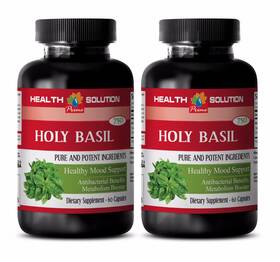 Health Solution Usa 747989440365 Holy Basil Supplement -holy Tulsi Herb Antioxidant- Lowers Blood Sugar- 2b