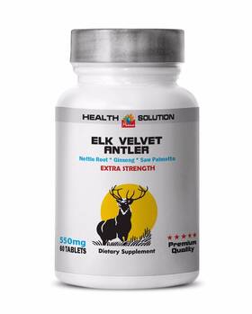 Health Solution Usa 747989451262 And Personal Care - Elk Velvet Antler 550 Pure Herbal Product 1b 60c