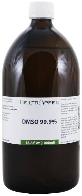 De-dmso1000us Heiltropfen Dmso Dimethyl Sulfoxide 1000ml 33.8oz Usp Pharma Grade