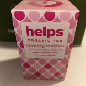 Helps 897476001033 Case Of 6 Boxes Organic Tea Nursing Mother 16 Bags Caffeine Free