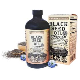 Herbal Organic Works 091128787591 Black Oil 8oz. 100% Ethiopian Pure Cumin Natural Nigella Sati
