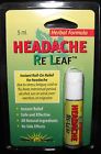 Headaches-5ml Herbal Relief Roll- - Headache Natural Formula Headaches-5ml. Leaf