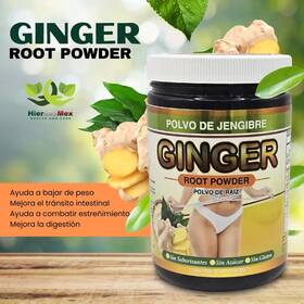 Hierbasmex978549 Hierbasmex Polvo De Jengibre 226gr. Ginger Root Powder Raiz