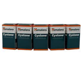 Himalaya 901138502133 5x Cystone Tablets - Kidney Stone Care Exp 1/2026 300 Total