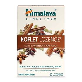Himalaya Herbals 605069066501 Koflet Lozenges Vanilla Chai 20 Ct Pack