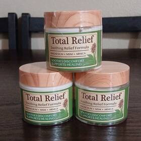 Hirelief 202060128 Total Relief Soothing Magnesium Msm Arnica Cream 2 Oz 3 Jars