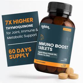 Holistqib120 Holistq Immuno Boost Vitamin C With Zinc 120 Chewable Tablet Immune System Booster Fo