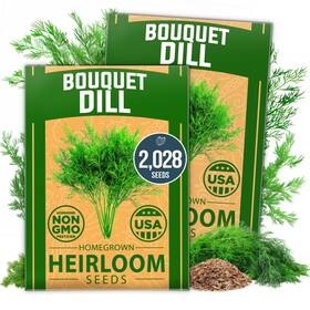 2028 Home Grown 850056627900 Dill Seeds 2 Pack Anethum Graveolens - 2-pack Brown