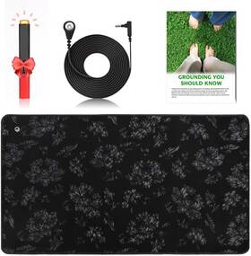 Hootach 445003171150 Grounding Mat For Bed With Tester Pen Sleep Earth Pad Emf Recovery Ground Sheet