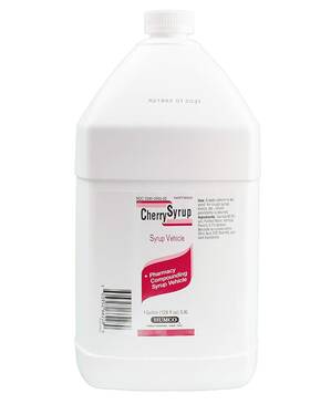 66228 Humco Cherry Syrup Vehicle For Compounding Liquids 1 Gallon/128 Oz Fresh