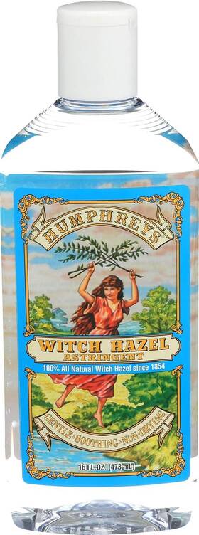 974493 Humphreys Witch Hazel Astringent 100% All Natural 16 Ounce