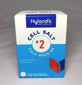 Hylands 354973408814 Cell Salt #2 Calc Phos 6x - 100 Tablets Exp 02/2026