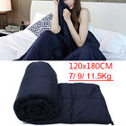Hzn927565 Unbranded Weighted Blanket Heavy Sensory Anxiety Sleep Relief Kids Adult