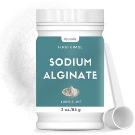 Hznxolrc 445033570541 3 Oz Sodium Alginate Powder Pure Perfect For Making Luxu