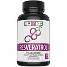 I270cdqsfd Zhou Nutrition Resveratrol Supplement Healthy Aging Immune System 637769766030