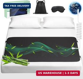 Iknuh 717011111518 Grounding Mat For Bed With Leather Improve Sleep Relieve Stress And Pain Anti-s