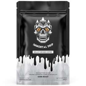 Immortal Drip 198168188484 Shilajit Coffee Himalayan Organic Fulvic Acid 87 Nutrients