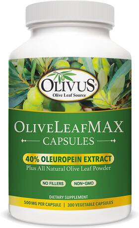 Inc 313031119161 Oliveleafmax Olive Leaf Extract 40% Oleuroepin Organic Powder N